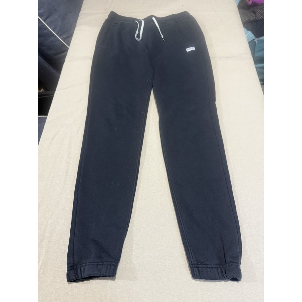 Hollister Stacked Fit Black Men's Jogger Sweatpants Mens Size Small